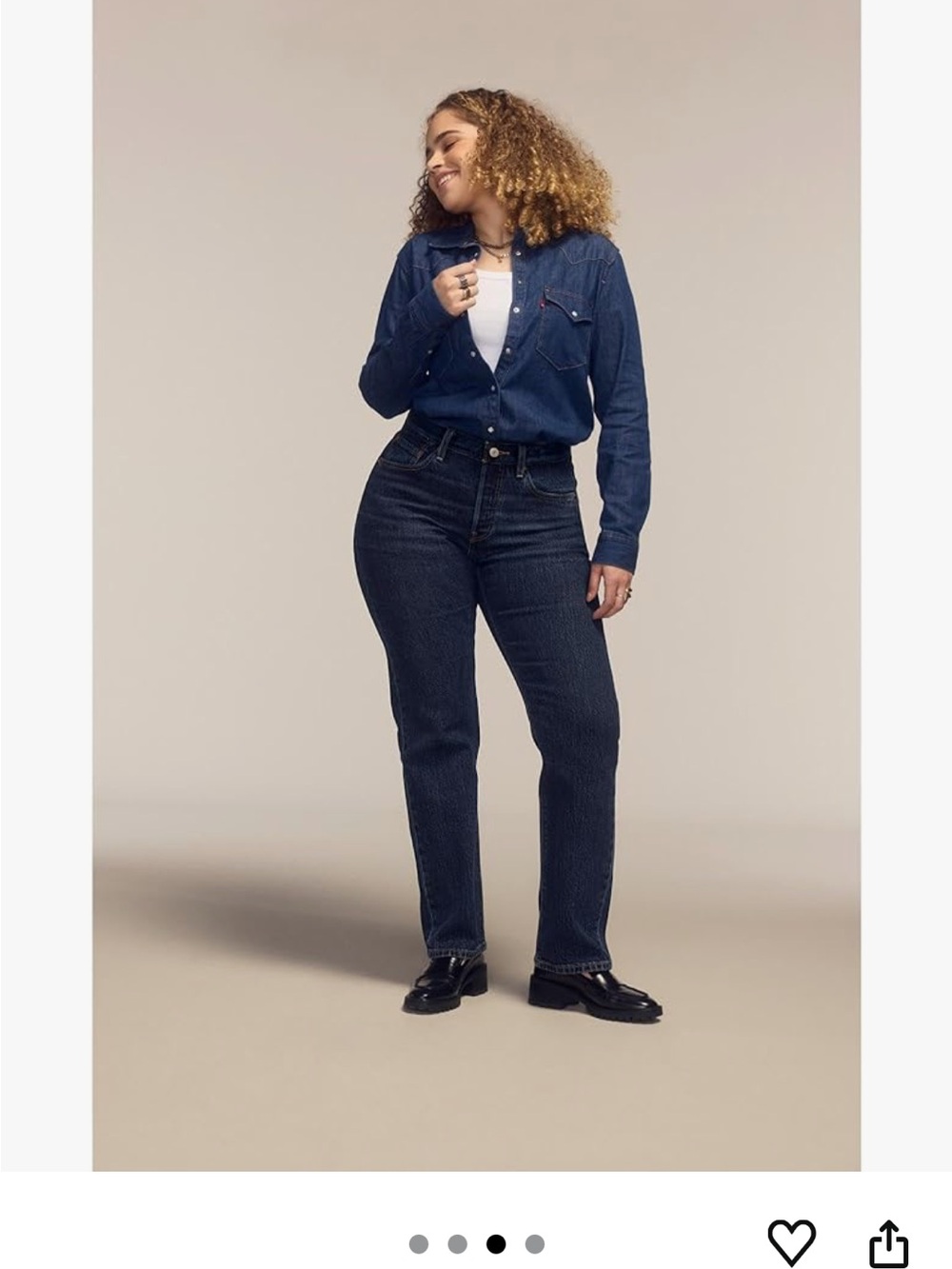 NWT Levi’s 501 Curve 31x32 Mid-Salsa